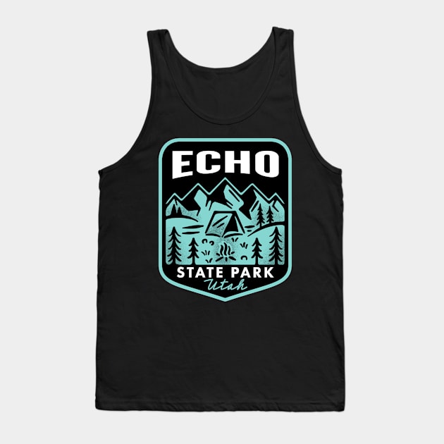 Echo State Park Utah Tank Top by HalpinDesign